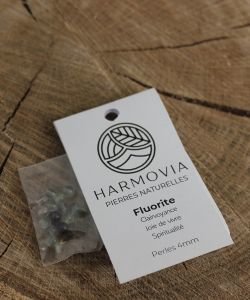 Perles Fluorite Multi 4mm sur fil 40cm, 1 part